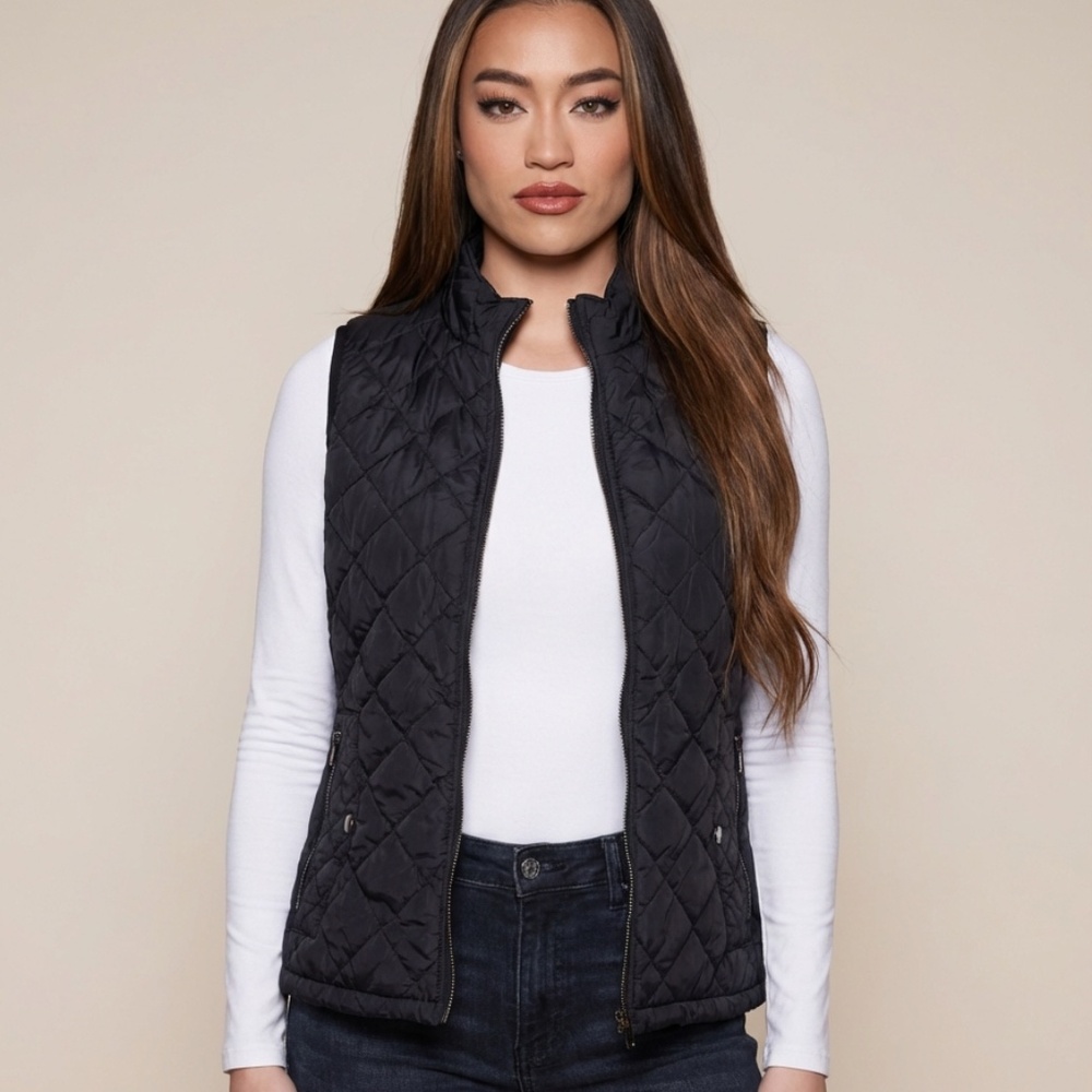 Black Puffer Vest